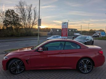 BMW 4 Series 2.0 430i M Sport Convertible 2dr Petrol Auto Euro 6 (s/s) (252 p