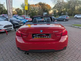 BMW 4 Series 2.0 430i M Sport Convertible 2dr Petrol Auto Euro 6 (s/s) (252 p