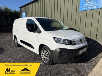 Peugeot Partner 1.5 BlueHDi 950 Asphalt Long Panel Van LWB Euro 6 (s/s) 6dr