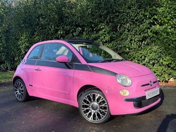 Fiat 500 1.2 Pink Convertible 2dr Petrol Manual Euro 5 (69 bhp)
