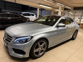 Mercedes-Benz C Class 1.6 C200d AMG Line (Premium) G-Tronic+ Euro 6 (s/s) 4dr
