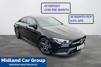 Mercedes CLA 1.3 CLA180 AMG Line (Executive) Coupe 7G-DCT Euro 6 (s/s) 4dr