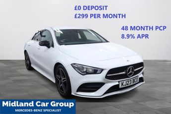 Mercedes CLA 1.3 CLA180 AMG Line (Executive) Coupe 7G-DCT Euro 6 (s/s) 4dr
