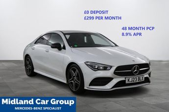 Mercedes CLA 1.3 CLA180 AMG Line (Executive) Coupe 7G-DCT Euro 6 (s/s) 4dr