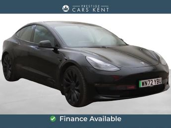 Tesla Model 3 (Dual Motor) Performance Saloon 4dr Electric Auto 4WDE (Performa