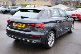 Audi A3 1.4 TFSIe 40 Sport Sportback S Tronic Euro 6 (s/s) 5dr 13kWh