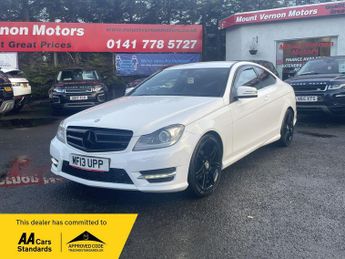 Mercedes C Class 1.6 C180 BlueEfficiency AMG Sport Plus G-Tronic+ Euro 5 (s/s) 2d
