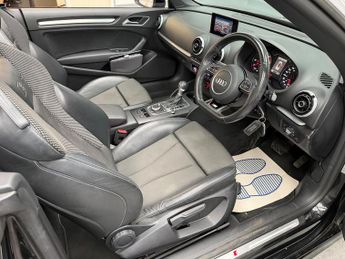Audi A3 Cabriolet 1.4 TFSI CoD S line S Tronic Euro 6 (s/s) 2dr (Nav)