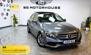 Mercedes C Class 2.0 C200 Sport (Premium) Saloon 4dr Petrol G-Tronic+ Euro 6 (s/s