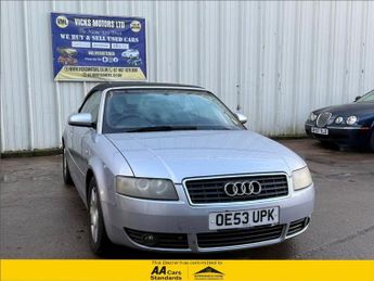 Audi A4 2.4 Sport Convertible 2dr Petrol CVT (233 g/km, 168 bhp)