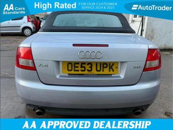 Audi A4 Cabriolet 2.4 Sport Convertible 2dr Petrol CVT (233 g/km, 168 bhp)