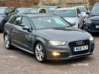 Audi A3 2.0 TDI S line Sportback S Tronic Euro 6 (s/s) 5dr (Nav)
