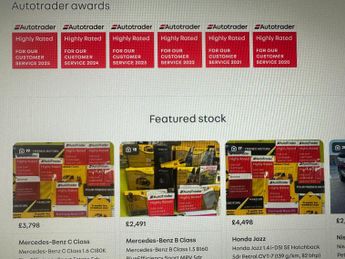 Mercedes-Benz C Class 1.8 C180 BlueEfficiency Sport Saloon 4dr Petrol Auto Euro 5 (156