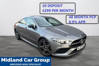 Mercedes CLA 1.3 CLA180 AMG Line (Executive) Coupe 7G-DCT Euro 6 (s/s) 4dr