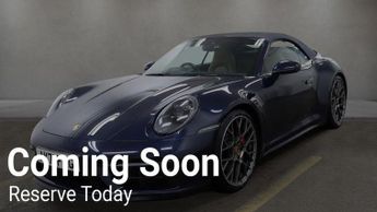 Porsche 911 3.0T 992 Carrera 4S 4WD Euro 6 (s/s) 2dr