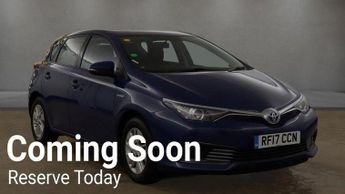 Toyota Auris 1.8 VVT-h Active Hatchback 5dr Petrol Hybrid CVT Euro 6 (s/s) (1