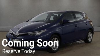 Toyota Auris 1.8 VVT-h Active Hatchback 5dr Petrol Hybrid CVT Euro 6 (s/s) (1