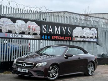Mercedes E Class 2.0 E220d AMG Line (Premium) Cabriolet G-Tronic+ Euro 6 (s/s) 2d