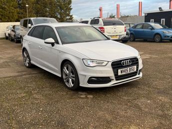 Audi A3 2.0 TDI S line Sportback S Tronic Euro 6 (s/s) 5dr