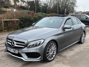 Mercedes C Class 2.0 C200 AMG Line (Premium) G-Tronic+ Euro 6 (s/s) 4dr