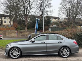 Mercedes-Benz C Class 2.0 C200 AMG Line (Premium) G-Tronic+ Euro 6 (s/s) 4dr