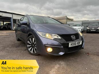 Honda Civic 1.8 i-VTEC SE Plus Tourer 5dr Petrol Auto Euro 6 (Navi) (142 ps)