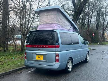 Nissan Elgrand E51 2.5 4WD Dream star pop up camper aut
