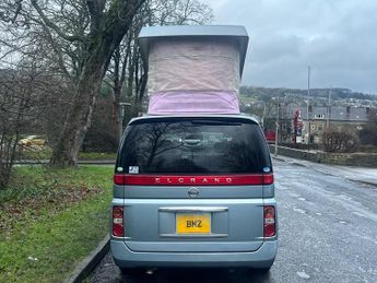 Nissan Elgrand E51 2.5 4WD Dream star pop up camper aut