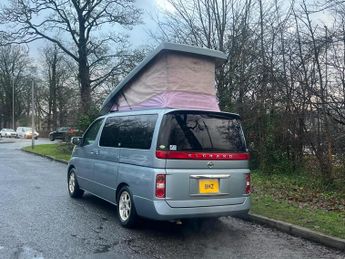 Nissan Elgrand E51 2.5 4WD Dream star pop up camper aut