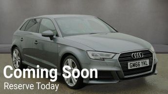 Audi A3 1.6 TDI S line Sportback S Tronic Euro 6 (s/s) 5dr
