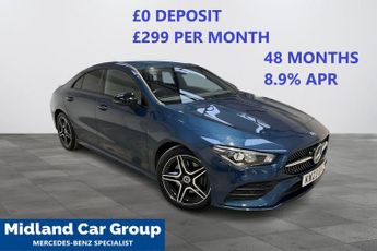 Mercedes CLA 1.3 CLA180 AMG Line (Executive) Coupe 4dr Petrol 7G-DCT Euro 6 (
