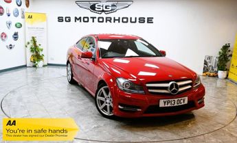 Mercedes C Class 1.6 C180 BlueEfficiency AMG Sport Coupe 2dr Petrol G-Tronic+ Eur