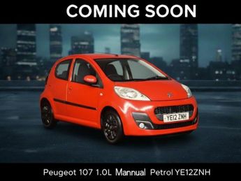 Peugeot 107 1.0 12V Active Euro 5 5dr