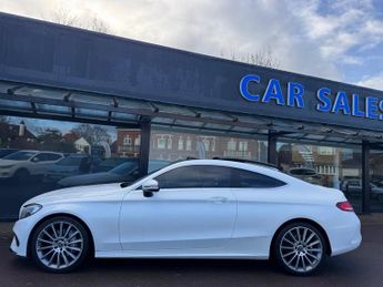 Mercedes-Benz C Class 2.0 C200 AMG Line (Premium) G-Tronic+ Euro 6 (s/s) 2dr