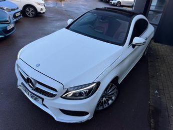 Mercedes-Benz C Class 2.0 C200 AMG Line (Premium) G-Tronic+ Euro 6 (s/s) 2dr