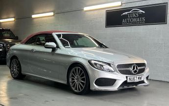 Mercedes-Benz C Class 2.0 C200 AMG Line (Premium Plus) Cabriolet G-Tronic+ Euro 6 (s/s