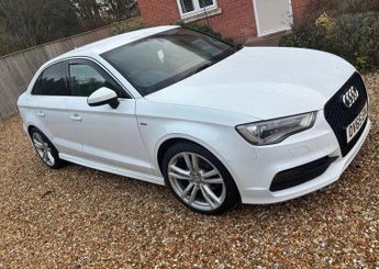 Audi A3 2.0 TDI S line S Tronic Euro 6 (s/s) 4dr (Nav)