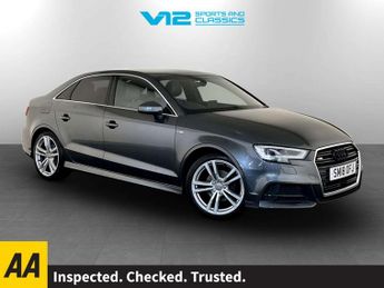 Audi A3 1.5 TFSI CoD S line Saloon 4dr Petrol Manual Euro 6 (s/s) (150 p