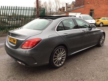 Mercedes-Benz C Class 2.0 C200 AMG Line (Premium) G-Tronic+ Euro 6 (s/s) 4dr