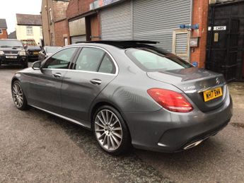 Mercedes-Benz C Class 2.0 C200 AMG Line (Premium) G-Tronic+ Euro 6 (s/s) 4dr