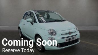 Fiat 500 1.2 Lounge Euro 6 (s/s) 3dr