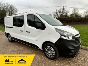 Vauxhall Vivaro 1.6 CDTi 2900 Crew Van L2 H1 Euro 5 5dr (6 Seat)