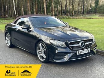Mercedes E Class 2.0 E220d AMG Line (Premium) Cabriolet G-Tronic+ Euro 6 (s/s) 2d