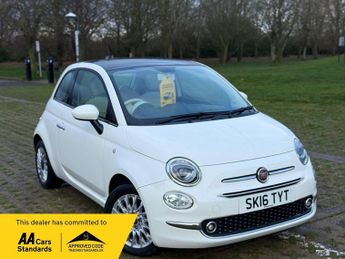 Fiat 500 1.2 Lounge Hatchback 3dr Petrol Manual Euro 6 (s/s) (69 bhp)