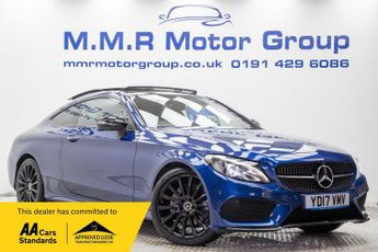 Mercedes C Class 2.1 C220d AMG Line (Premium Plus) G-Tronic+ Euro 6 (s/s) 2dr