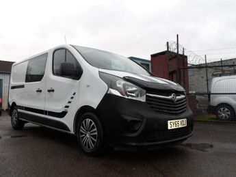 Vauxhall Vivaro 1.6 CDTi 2900 Crew Van L2 H1 Euro 5 5dr (6 Seat)