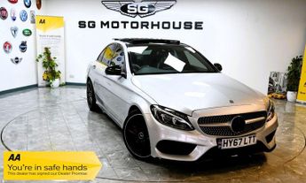 Mercedes C Class 2.0 C200 AMG Line (Premium Plus) Saloon 4dr Petrol G-Tronic+ Eur