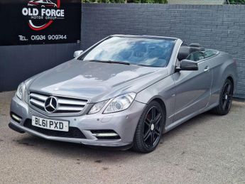 Mercedes E Class 2.1 E250 CDI BlueEfficiency Sport Cabriolet G-Tronic+ Euro 5 (s/