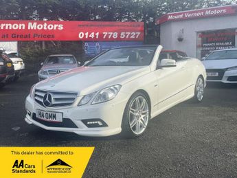 Mercedes E Class 2.1 E250 CDI BlueEfficiency Sport Edition 125 Cabriolet G-Tronic