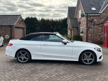 Mercedes-Benz C Class 2.0 C200 AMG Line Cabriolet G-Tronic+ Euro 6 (s/s) 2dr